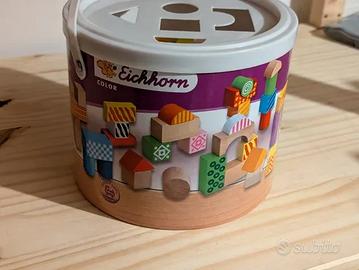 Eichhorn Costruzioni Mattoncini Colorati legno