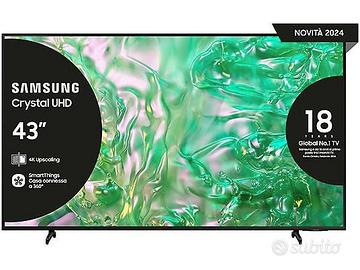 samsung 43" LED UE43DU8072 UHD 4K HDR Smart TV EU