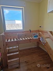 Letto con scivolo