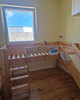Letto con scivolo