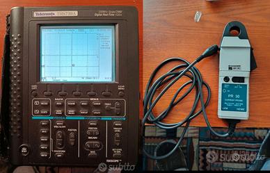 Oscilloscopio Tektronix e sonda amperometrica 