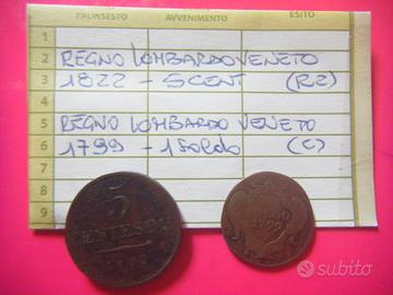 (445) - Antiche Monete Regno Lombardo/Veneto