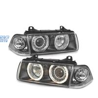 FARI BMW E36 COUPE CABRIO ANGEL EYES FONDO NERO