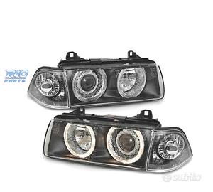 FARI BMW E36 COUPE CABRIO ANGEL EYES FONDO NERO