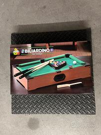 Biliardo da tavolo, gioco in miniatura