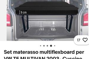 Vw multivan sistema letto