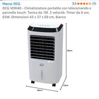 4 Climatizzatore portatile a soli  300 