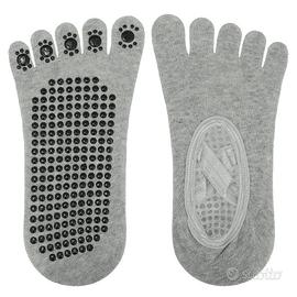 Calzini antiscivolo con dita yoga/pilates 