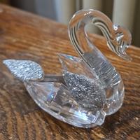 Cigno cristallo di Swarovski 