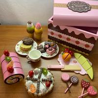 Giochi in legno  di pasticceria per bambina -SXPC-