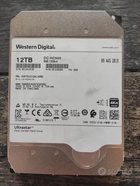 HDD SAS WD 12TB per server NAS - WD HC520