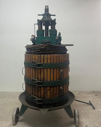 Torchio idraulico per uva