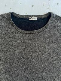 Top Tezenis effetto lurex nero e oro