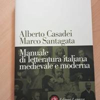 Manuale di letteratura italiana medievale moderna