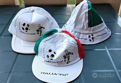 tris di cappelli Italia Mondiali 90'