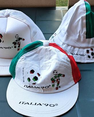 tris di cappelli Italia Mondiali 90'