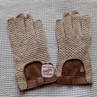 guanti da guida sportiva in pelle 