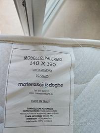 Materasso 140x190 altezza 23cm molle insacch.