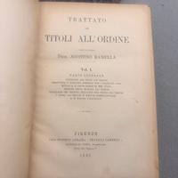 Trattato dei titoli all'ordine. 1899