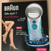 Silk-Epil 7 Braun Dual Epilator - Wet & Dry  (New)