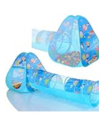 Tubo con tenda e palline