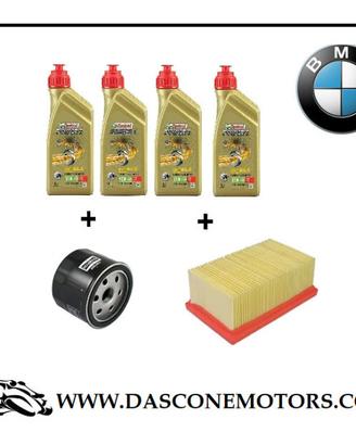 KIT TAGLIANDO COMPLETO OLIO CASTROL FILTRO OLIO AR