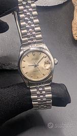Rolex precision ref. 6466 dial argentato 31mm lady