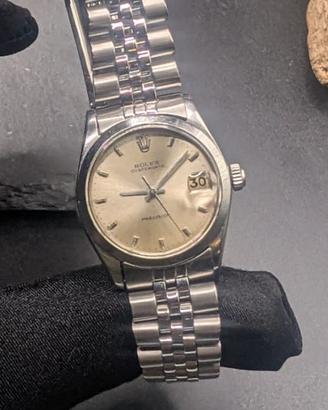 Rolex precision ref. 6466 dial argentato 31mm lady