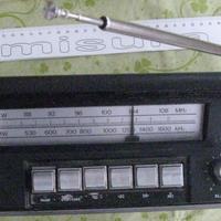 Stereo radio continental musicassette registratore