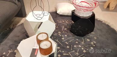 3 tavolini dado della rivolta design