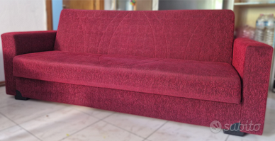 Divano letto con vano contenitore – semi-nuovo