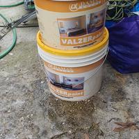 due bidoni pittura bianca lavabile traspirante