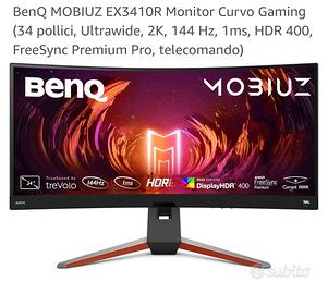 Monitor Gaming 34" BenQ Mobiuz