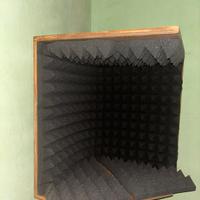 cabina microfono porta microfono registrazione 