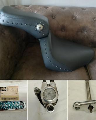 Sella piastraforcella pinza freno BAD BOY Harley