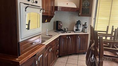 cucina il legno arte povera 