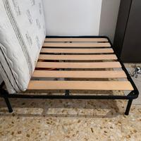 Letto matrimoniale 160x200 con materasso  (4mesi)