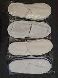 Set 4 Paia Pantofole Spugna Comfort -Assortiti NEW