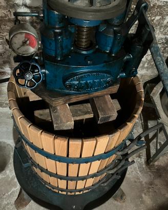 Torchio per uva idraulico