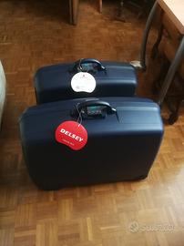 coppia valigie Delsey blu 