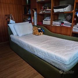 Letto singolo con letto estraibile