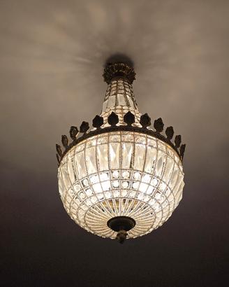 lampadario a mongolfiera