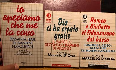 Lotto 3 libri Marcello D’Orta (Mondadori)