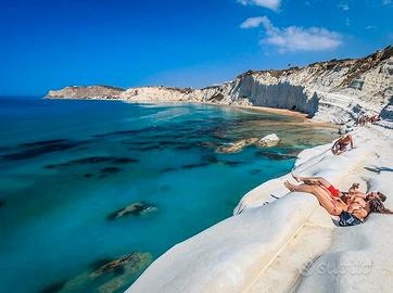 Casa sul mare Scala dei Turchi