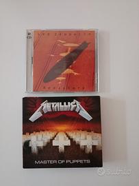  CD originali Metallica e Led Zeppelin 