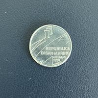 Cento lire mini di san marino 1990