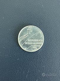 Cento lire mini di san marino 1990