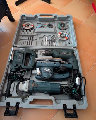 Kit Smerigliatrice Trapano Seghetto Levigatrice