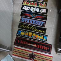 insegne videogame vintage.