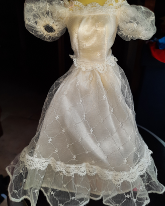 Barbie vestito sposa anni 80